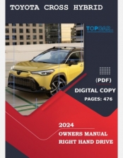 TOYOTA COROLLA CROSS HYBRID 2024 OWNERS MANUAL